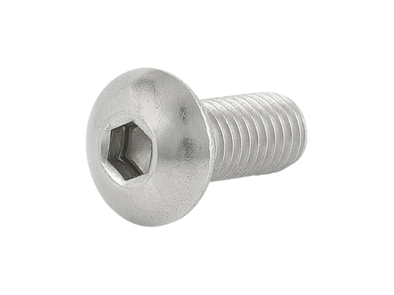 Trek M5x0.8mm Button Head Cap Screw - Strieborná