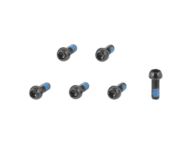 Trek M6x1.0 Button Head Cap Screws - Čierna/modrá