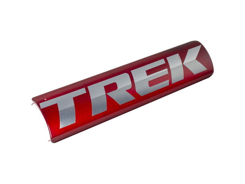 Trek 2023 Rail 29 Aluminum Frame Battery Cover - Rage Red/Chrome