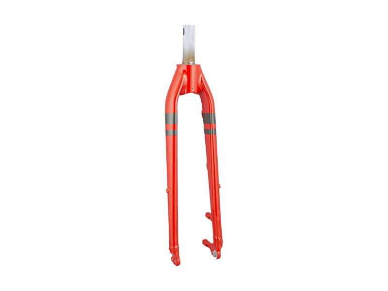 Trek Verve Disc 2024 Threadless Aluminum Rigid Forks - Lava Trek Verve Disc 2024 Threadless Aluminum Rigid Forks - Lava