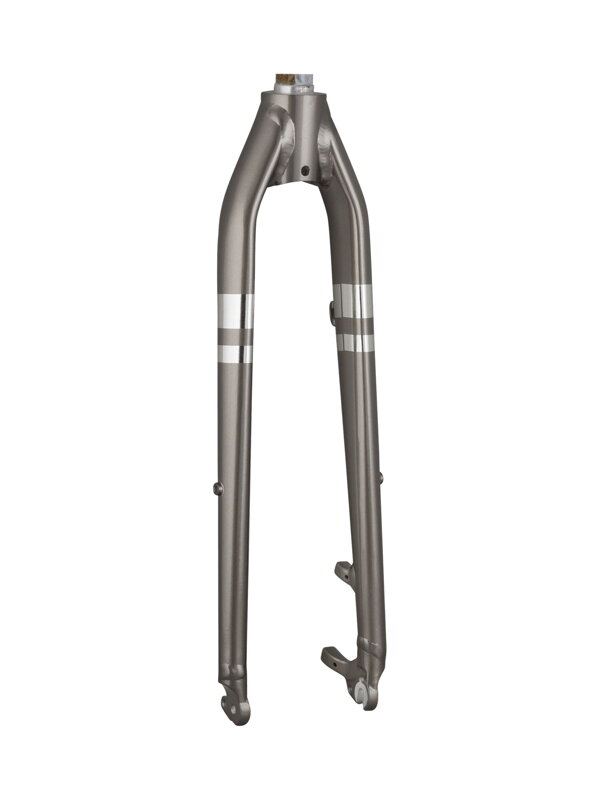 Trek 2021 Verve Aluminum 700c Disc Rigid Forks - Metalická tmavá strieborná Trek 2021 Verve Aluminum 700c Disc Rigid Forks - Metalická tmavá strieborná