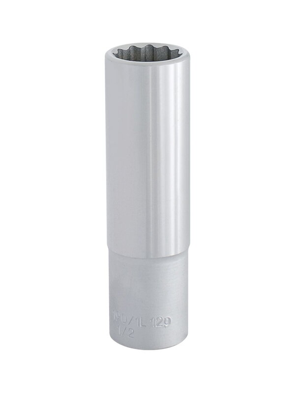 Unior 1/2" Drive Long Socket - Strieborná Unior 1/2" Drive Long Socket - Strieborná
