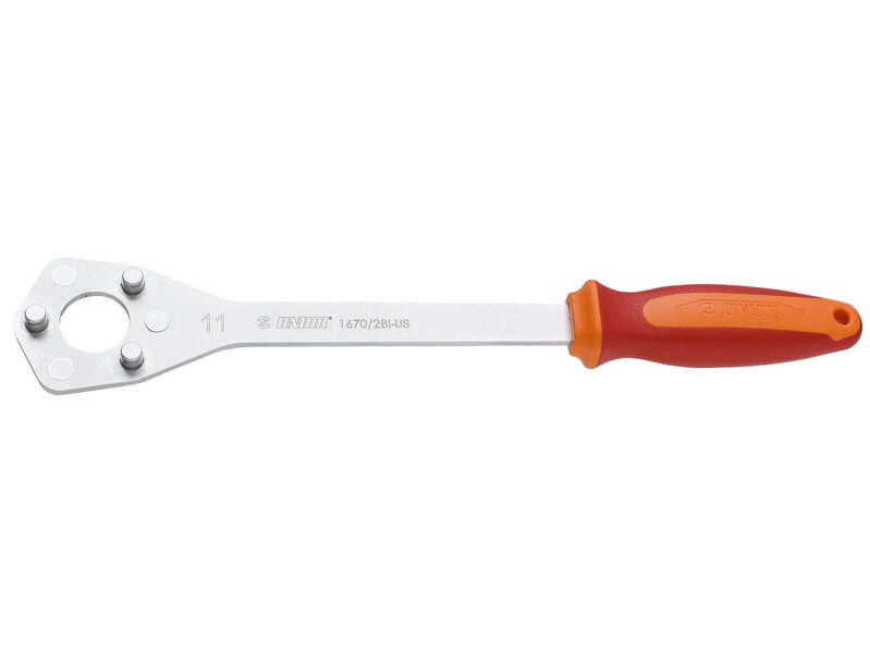 Unior 13/14t Tooth Cassette Wrench - Červená