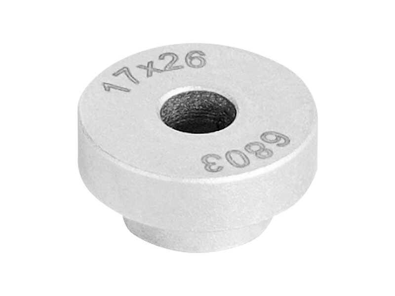 Unior 17mm x 26mm Bearing Press Adapter - Strieborná Unior 17mm x 26mm Bearing Press Adapter - Strieborná