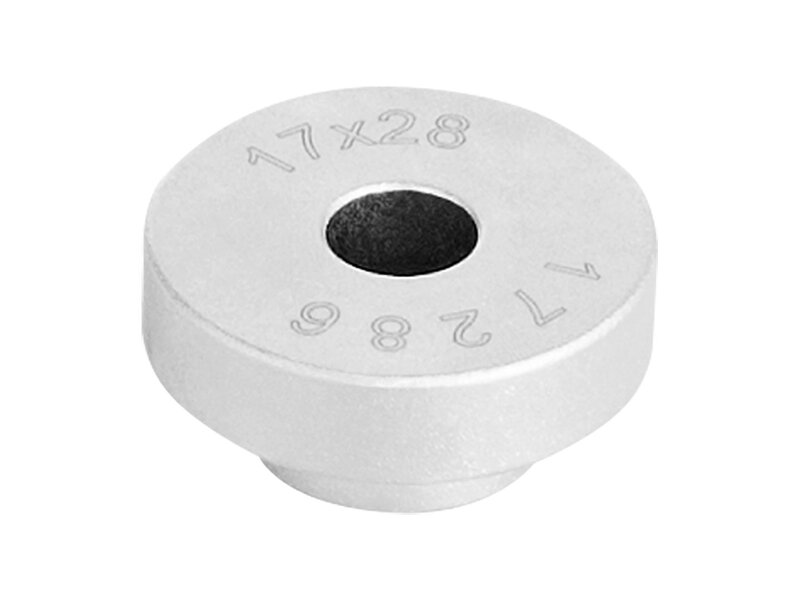 Unior 17mm x 28mm Bearing Press Adapter - Strieborná Unior 17mm x 28mm Bearing Press Adapter - Strieborná