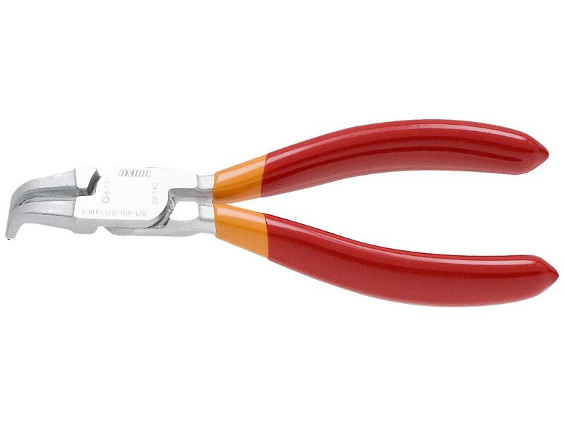 Unior Internal Bent Tip Retaining Ring Pliers - Červená