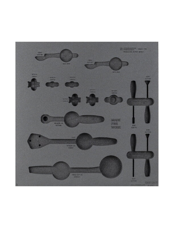 Unior Production Bench Drawer - 5 Tool Tray - Tmavošedá Unior Production Bench Drawer - 5 Tool Tray - Tmavošedá
