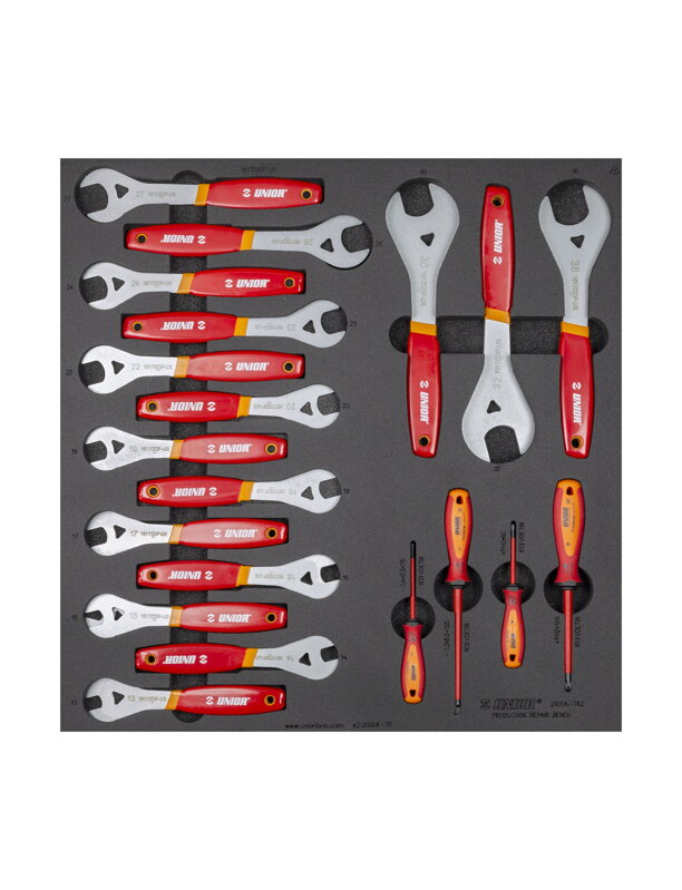 Unior Production Bench Drawer 2 Tool Tray Set - Čierna