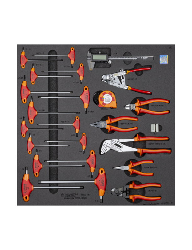 Unior Production Bench Drawer 4 Tool Tray Set - Čierna Unior Production Bench Drawer 4 Tool Tray Set - Čierna