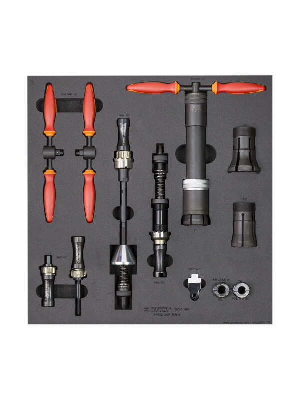 Unior Shared Bench Drawer - 3 Tool Tray Set - Čierna
