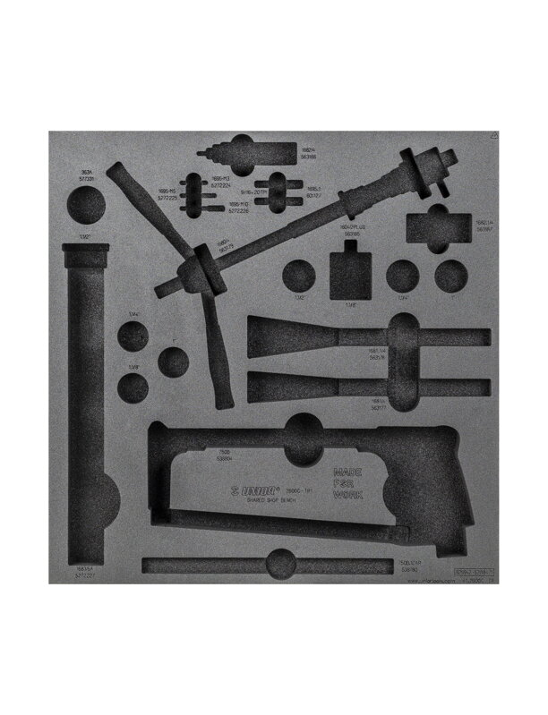 Unior Shared Bench Drawer 1 Tool Tray - Tmavošedá