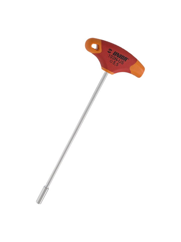 Unior T-Handle Socket Wrench - Strieborná/červená
