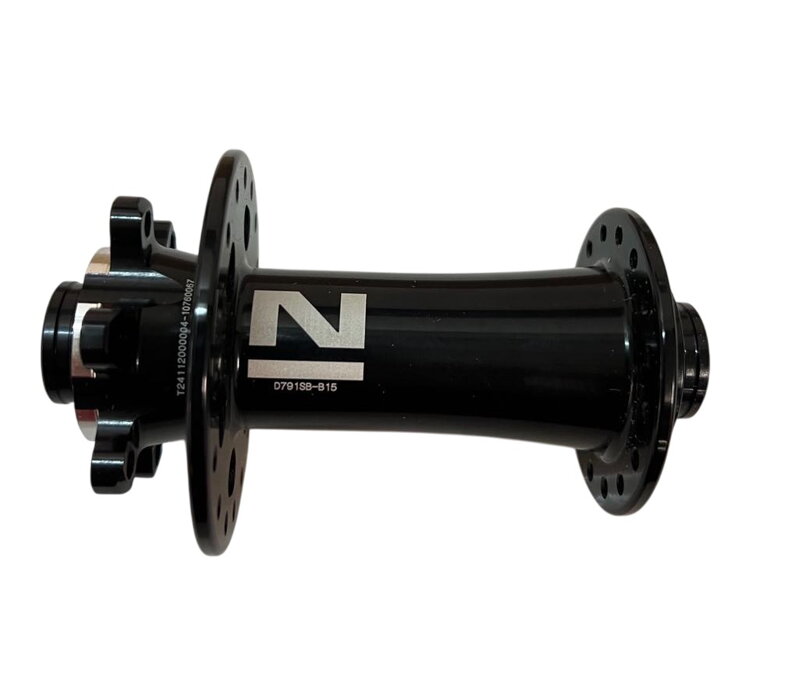 Náboj predný NOVATEC D791SB-B15 disc,15x110, 6bolt, black, N-logo Náboj predný NOVATEC D791SB-B15 disc,15x110, 6bolt, black, N-logo