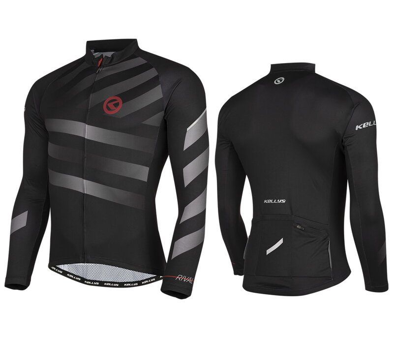 Dres KELLYS Rival dlhý rukáv grey - S Dres KELLYS Rival dlhý rukáv grey - S