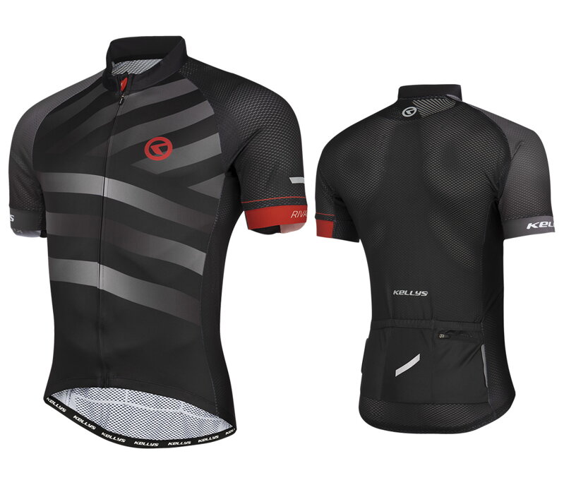 Dres KELLYS Rival krátky rukáv grey - S Dres KELLYS Rival krátky rukáv grey - S