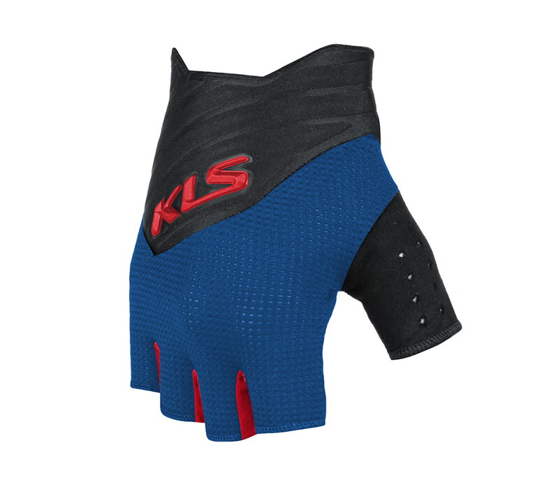 Rukavice KLS Cutout short, blue, L Rukavice KLS Cutout short, blue, L