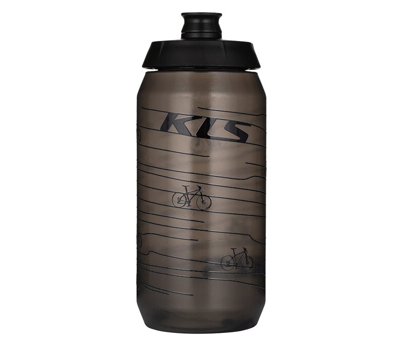 Fľaša KOLIBRI Transparent Black 550ml Fľaša KOLIBRI Transparent Black 550ml