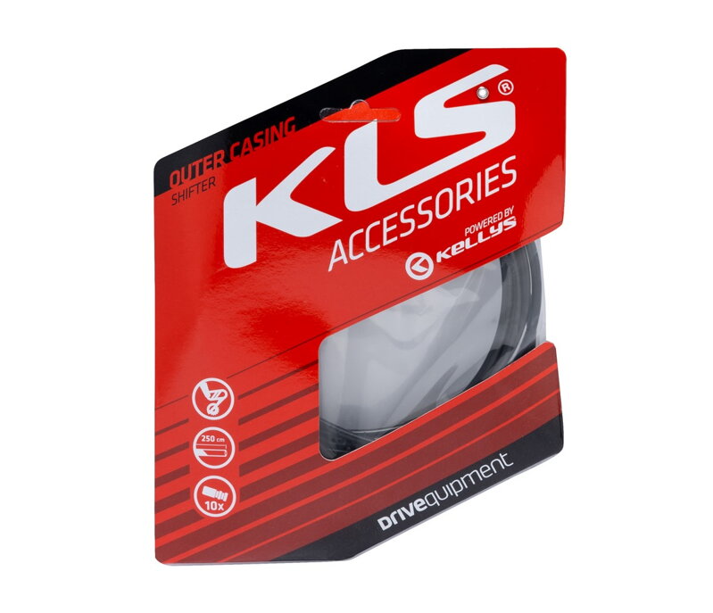 Bowden radenia KLS 250 cm, black, 1ks Bowden radenia KLS 250 cm, black, 1ks