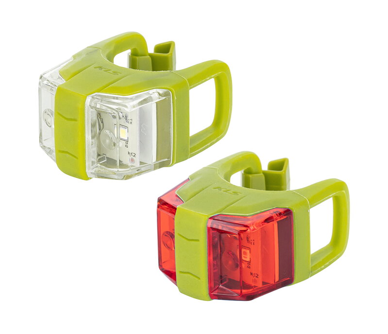 Osvetlenie set KLS TWINS II, Lime Green Osvetlenie set KLS TWINS II, Lime Green