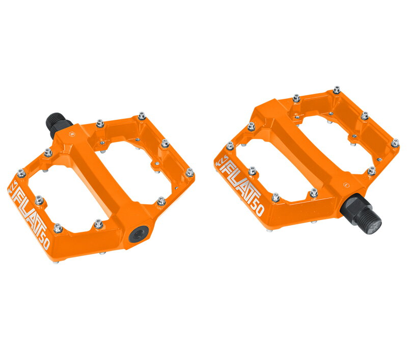 Pedál KLS FLAT 50 BB orange Pedál KLS FLAT 50 BB orange