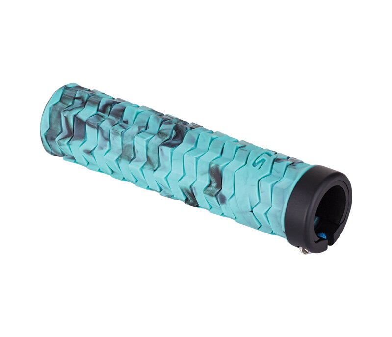 Rukoväte KLS POISON SINGLE LockON, turquoise/black Rukoväte KLS POISON SINGLE LockON, turquoise/black