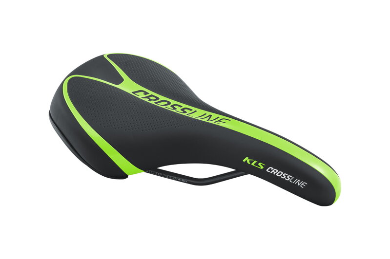 Sedlo KLS CROSSLINE 017, toxic green Sedlo KLS CROSSLINE 017, toxic green