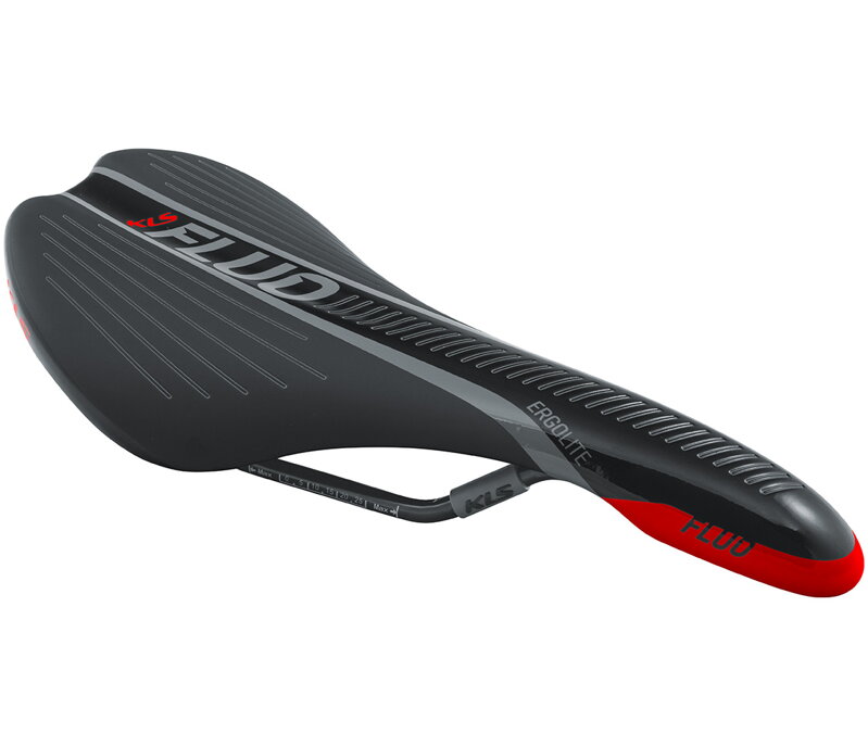 Sedlo KLS FLUO, red Sedlo KLS FLUO, red