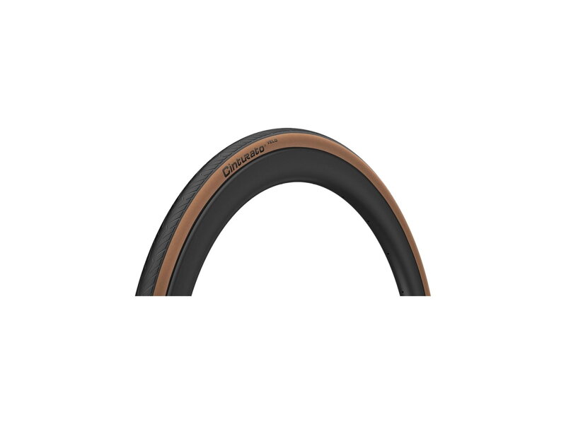 Plášť Pirelli Cinturato Velo TLR 700x28mm čierna hnedá Plášť Pirelli Cinturato Velo TLR 700x28mm čierna hnedá