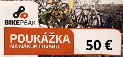 Darčeková poukážka 50 €