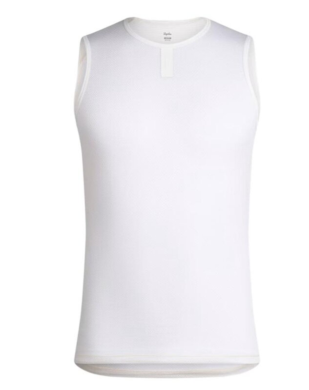 Cyklistická funkčná bielizeň Rapha bez rukávov z ľahkých materiálov biela