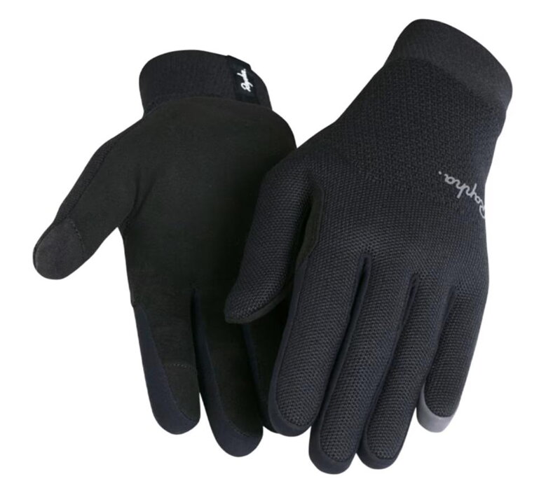 Cyklistické rukavice Rapha Merino čierne