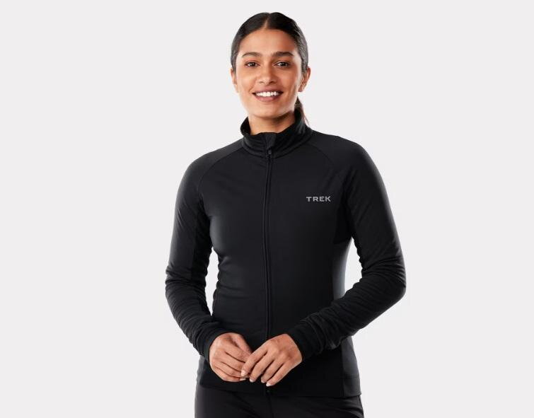 Dámsky cyklistický termodres s dlhým rukávom Trek Circuit čierny
