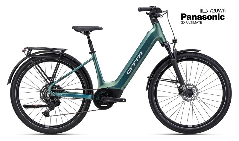 Elektrobicykel CTM Metric GX 2.0 matná zelená